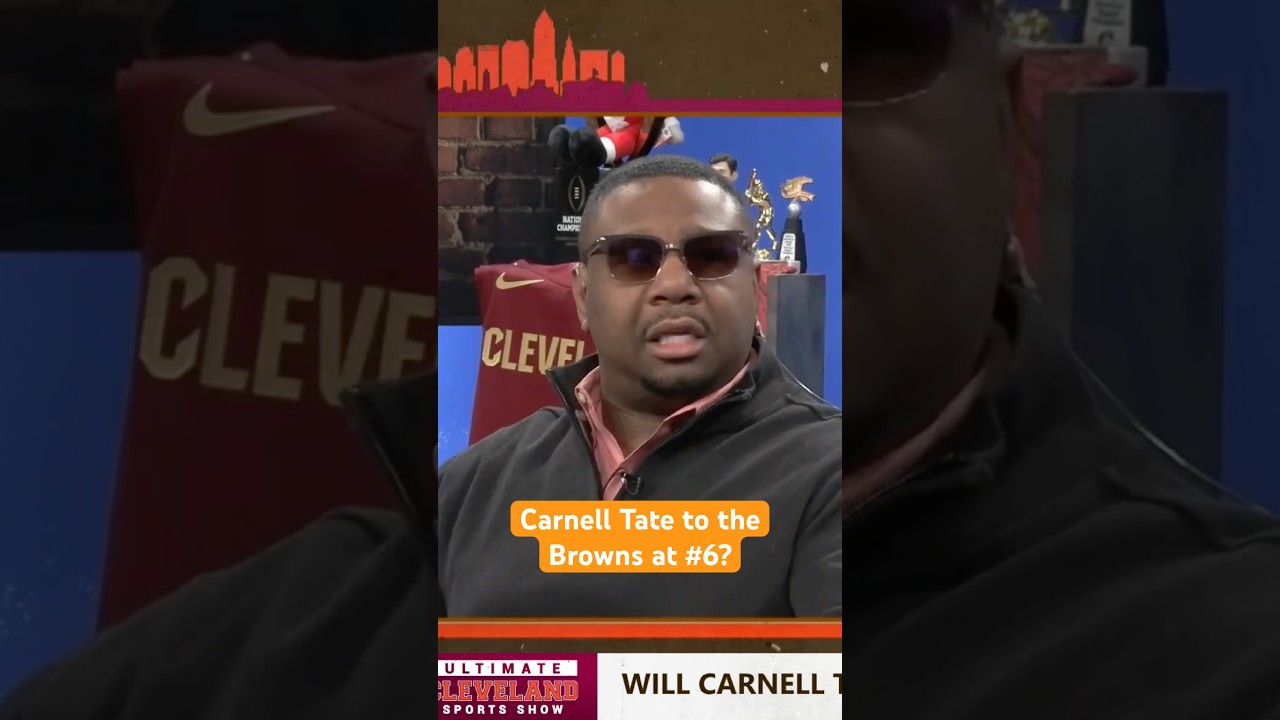 Should the Browns draft Carnell Tate at #6? #nfl #browns #buckeyes #nfldraft #shorts #shedeursanders