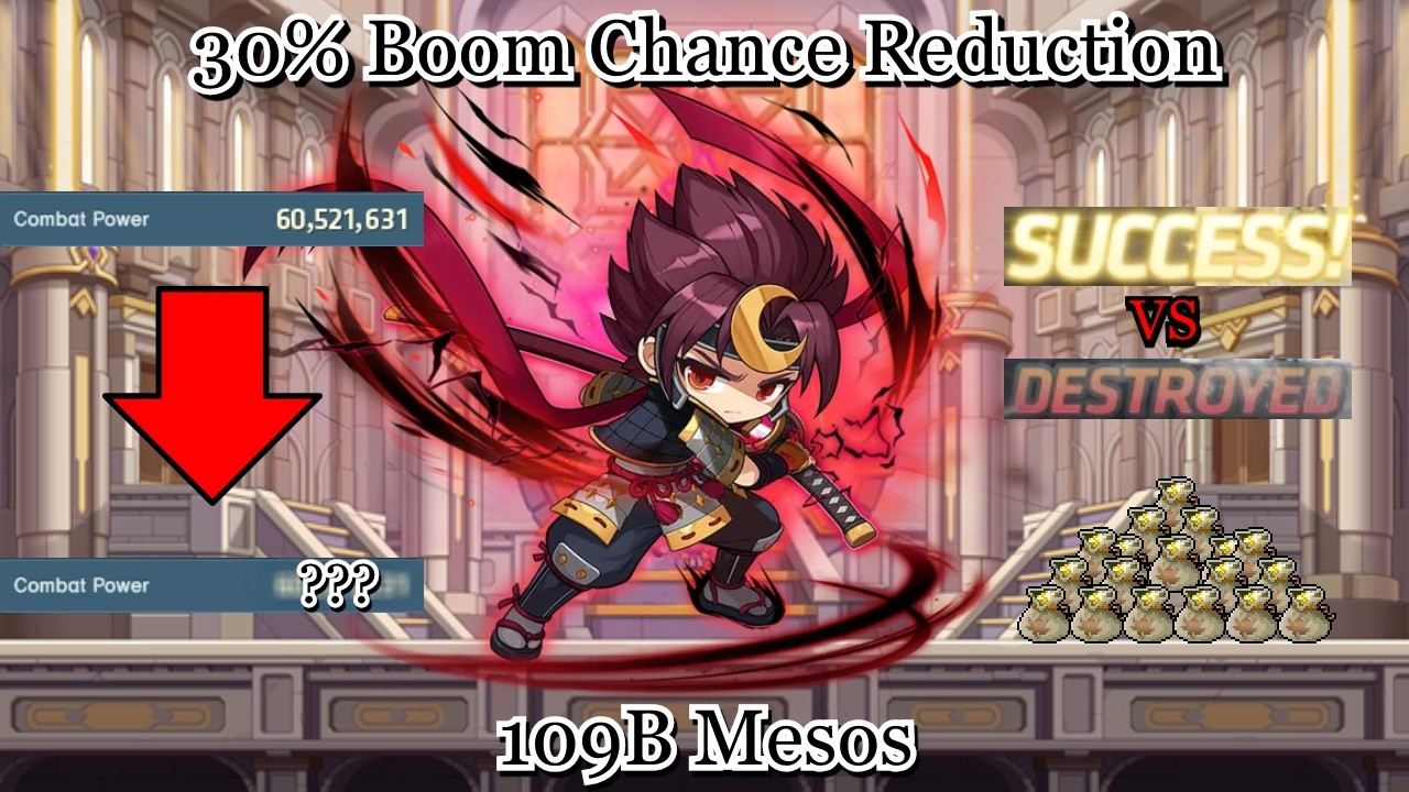 [Maplestory Kronos] Hayato's 30% Boom Chance Reduction + Some Cubing (2/14/2026)