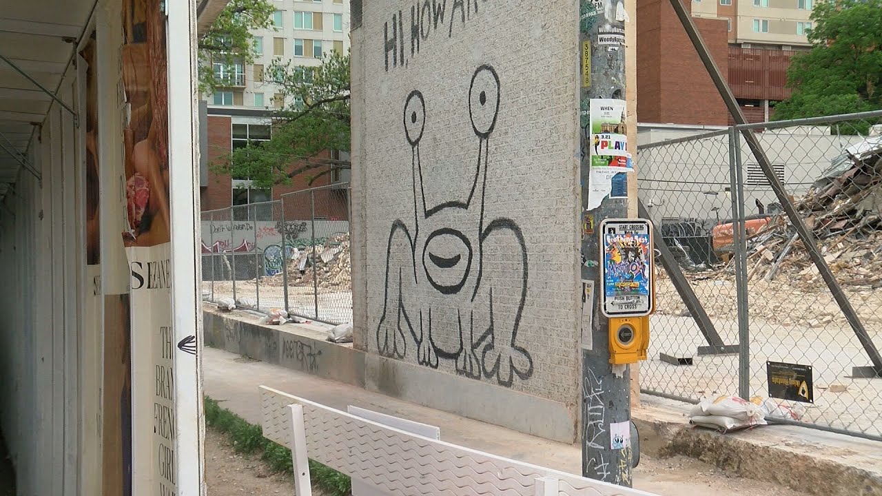 Iconic Austin mural preserved despite surrounding construction