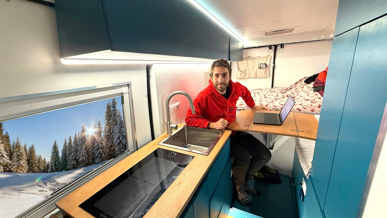 Van Tour | Come Vivo, Lavoro e Mi Alleno Dal Van (in Inverno ❄️)