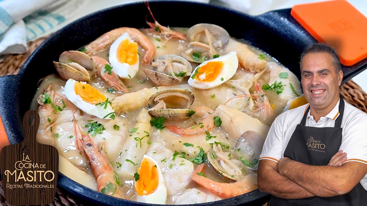 Merluza a la vasca o merluza en salsa verde, una receta f&aacute;cil e INCREIBLE de fiesta