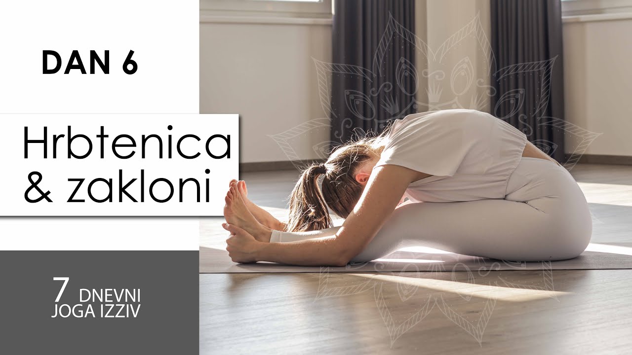 Dan 6 ❄️ Hrbtenica & zakloni | 7 dnevni joga izziv | Talvi Joga