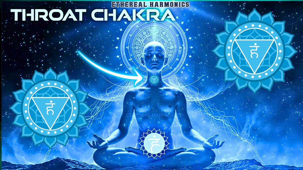 Частота исцеления горловой чакры 🔵 Устранение кармических и прошлых жизненных блоков | Говорите сво