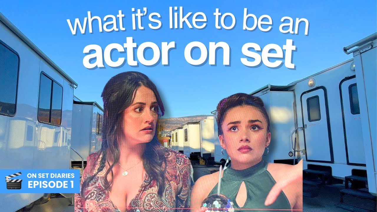 day in my life as an actor on a movie set 🎬 || on set diaries - episode 1 - vlog