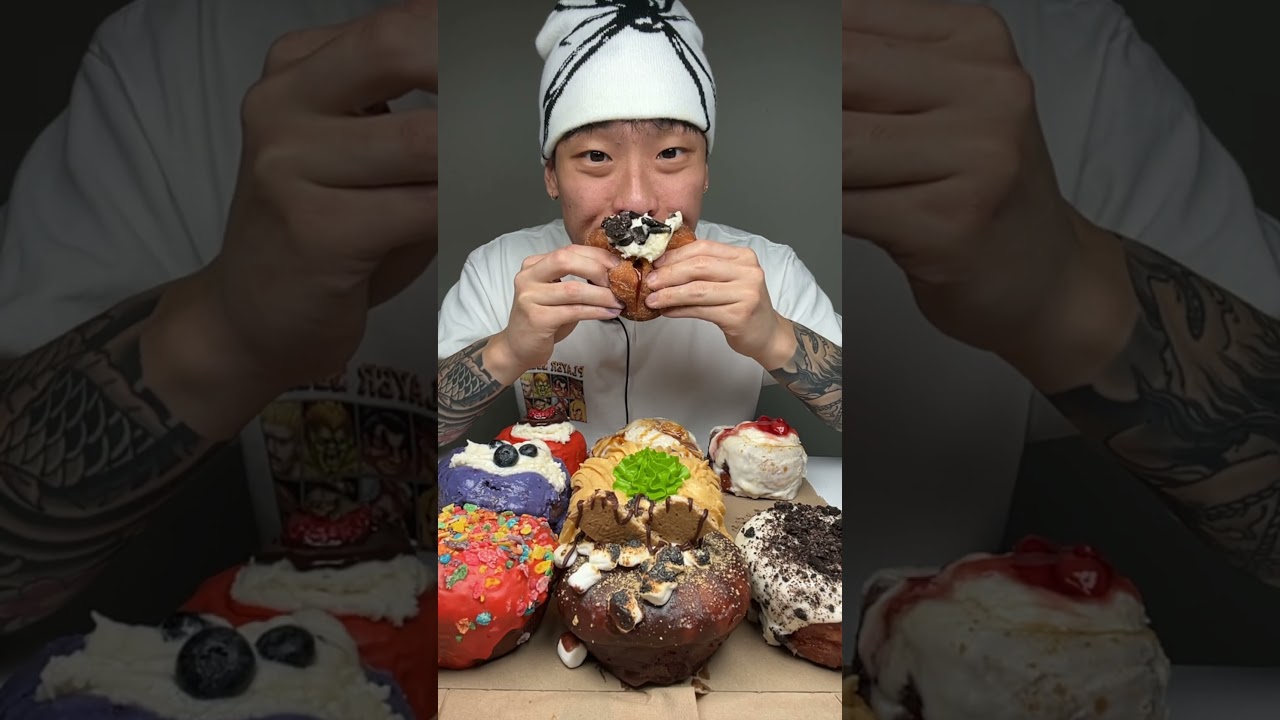 Donuts #donuts #donut #eating #mukbang #fyp