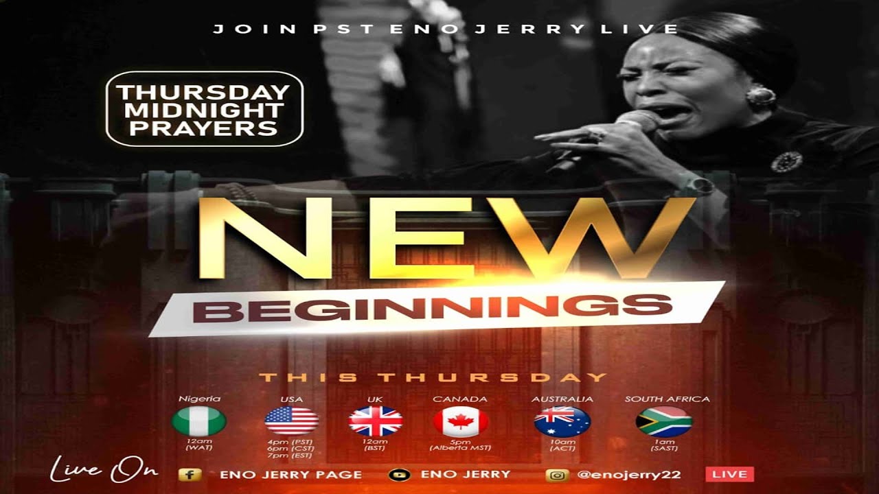 THURSDAY MIDNIGHT PRAYERS || NEW BEGINNINGS || 15-1-2026