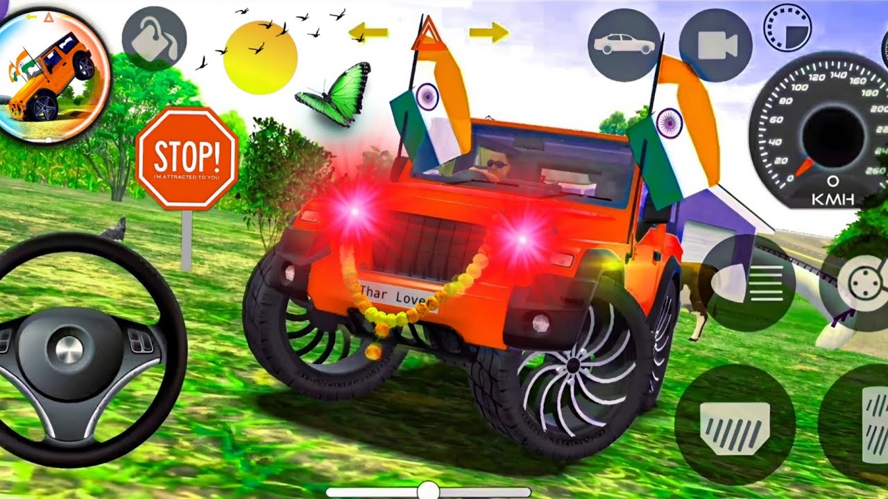 Dollar (Song) Modified Mahindra Thar😈 || Indian Car Simulator 3D || Android Gameplay Cars 3D #Games
