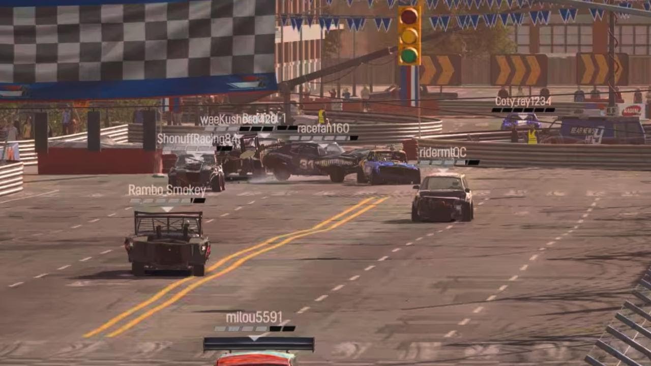 Wreckfest: Tough race #603 (How NOT to race in Wreckfest )