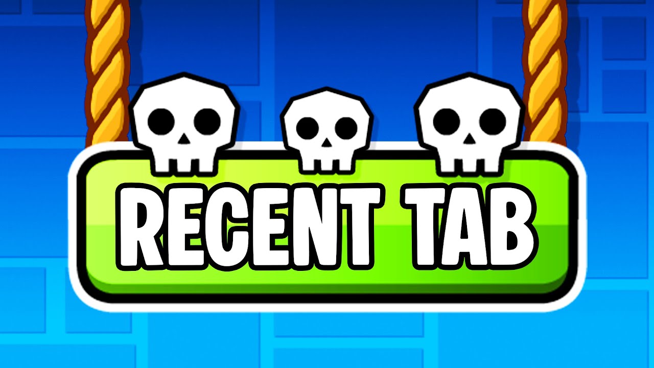 Je rejoue au RECENT TAB après 2 ans - Geometry Dash FR
