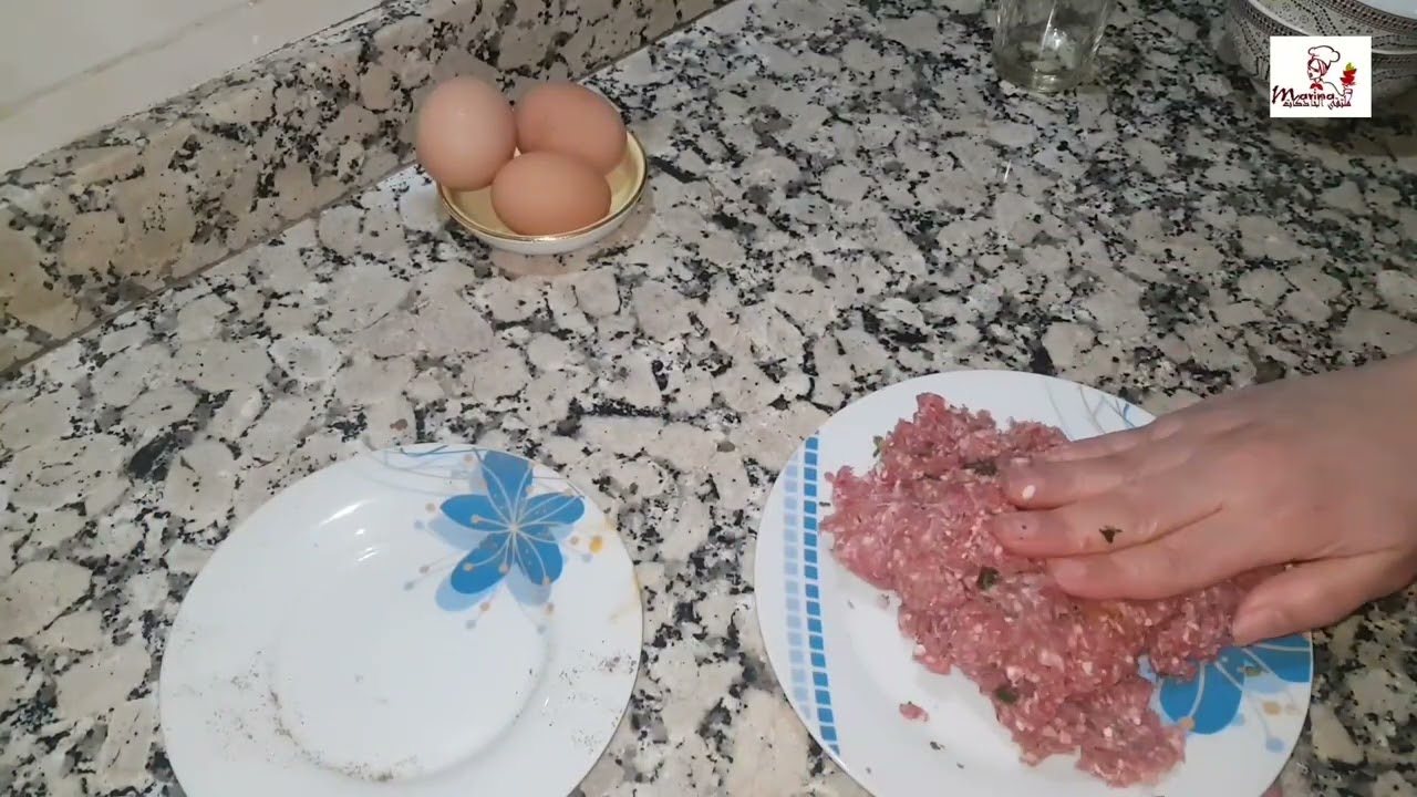 طاجين الكفتة بالبيض اقتصادي و سريع التحضير  لذيذ و صحي