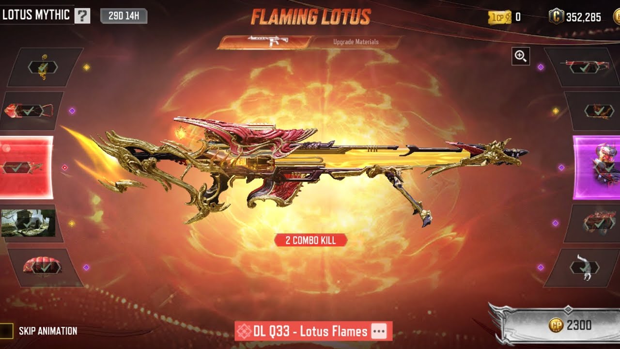 Full mythic draw DLQ 33 Lotus flames #codm #codmobile #callofdutymobile #gaming #dlq33