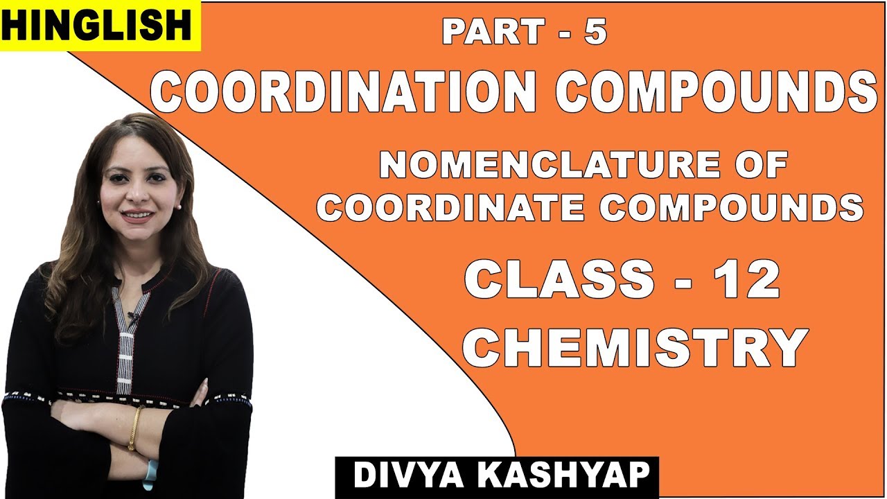 Coordination Compounds | Class 12 Chemistry | Nomenclature of Coordinate Compounds | iWiz Divya