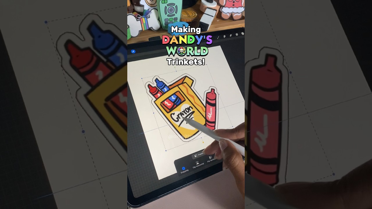 Making Scraps Trinket! 🖍️✂️#Dandysworld #scrap #trinket #diycrafts #cardboardcrafts #papercraft