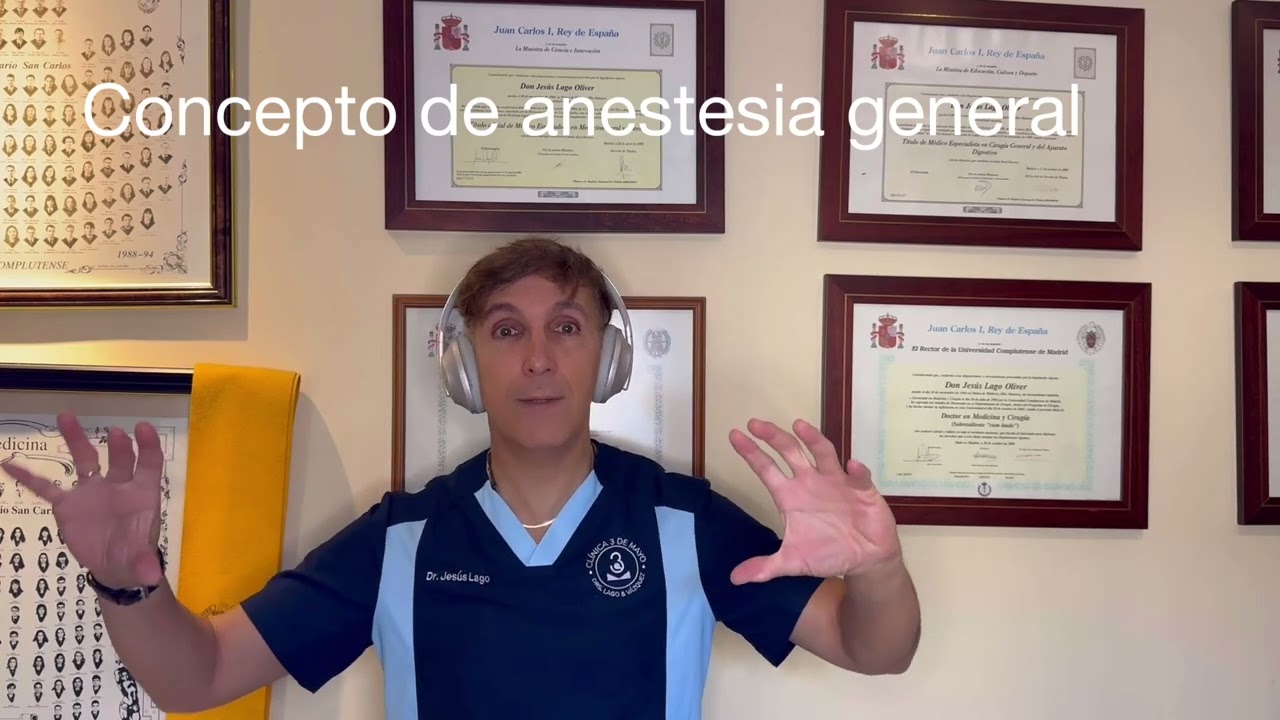 Conceptos generales de anestesia general