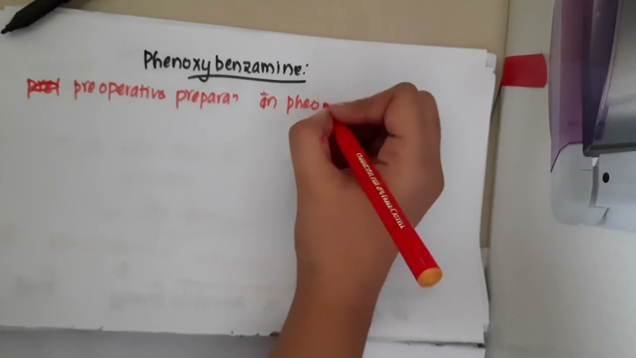 phenoxybenzamine II pharmacology  mp4