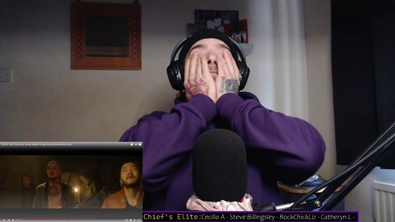 Chief's FIRST REACTION To "The HU - Wolf Totem" [ft. Jacoby Shaddix]