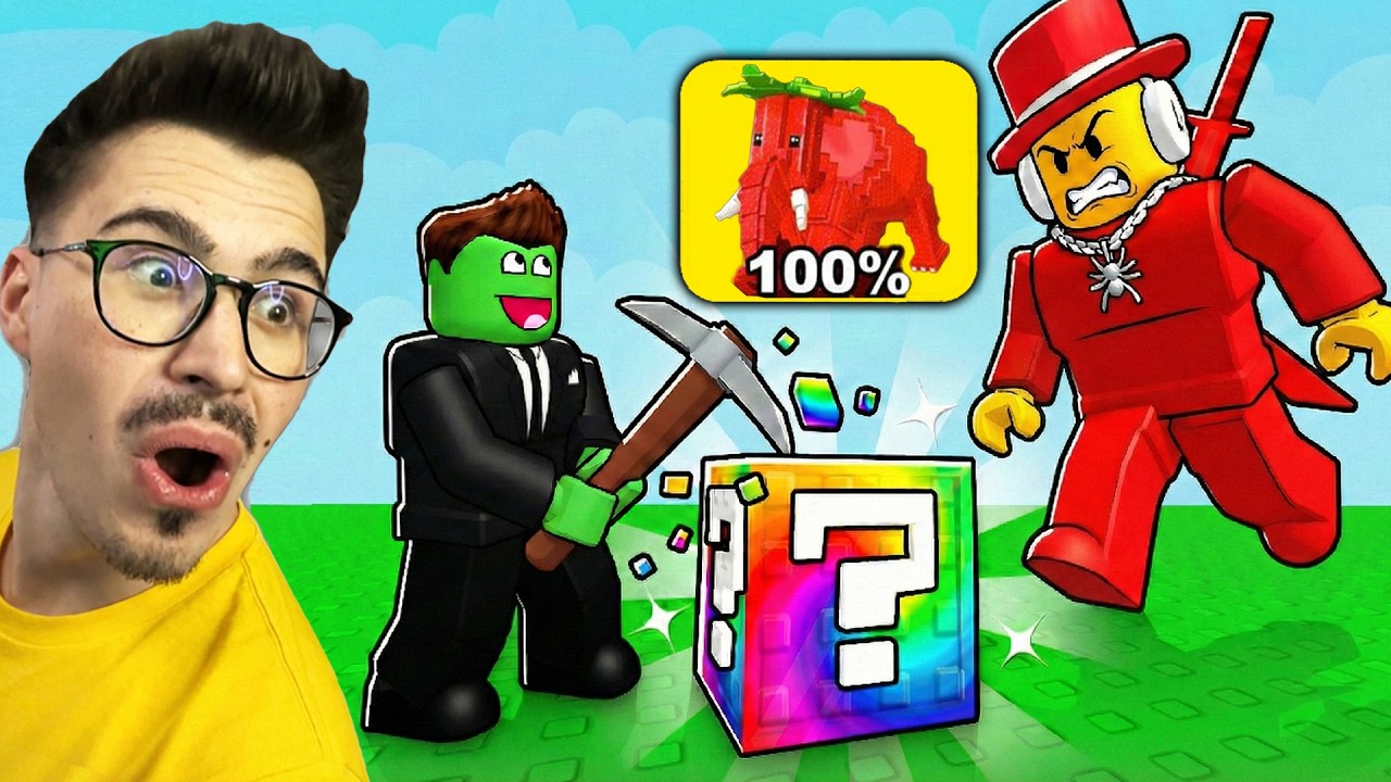 Sparg LuckyBlock cu BRAINROTS OP si fug de SAMMY GIGANTIC!