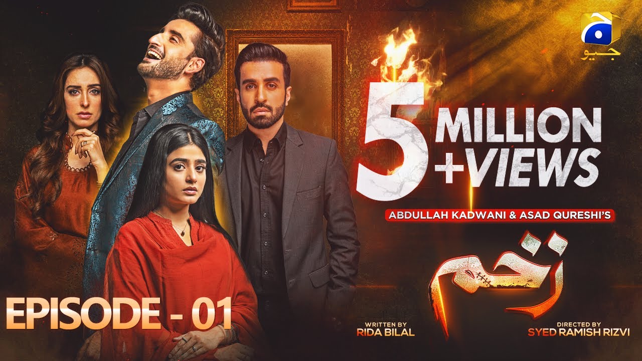 Zakham Episode 01 - [Eng Sub] - Aagha Ali - Sehar Khan - Azfar Rehman - Sidra Niazi - 11th June 2022