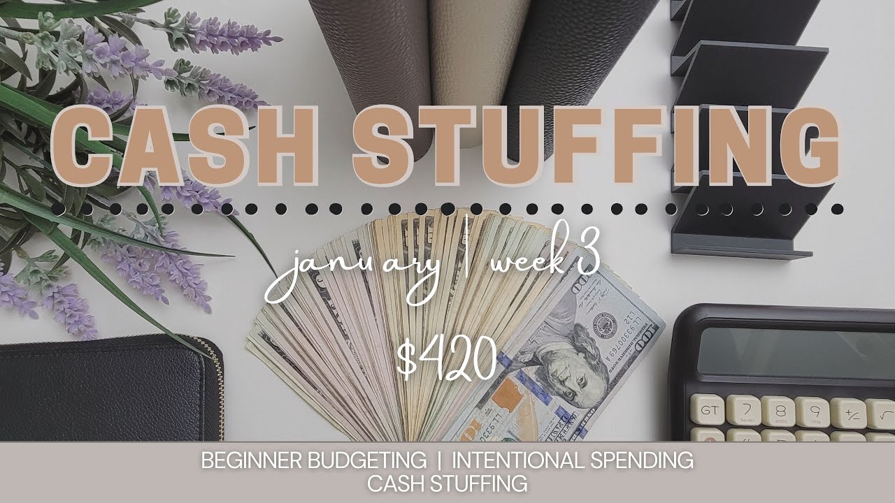 CASH STUFFING ENVELOPES $420 | Jan Week 3 | DEBT FREE JOURNEY
