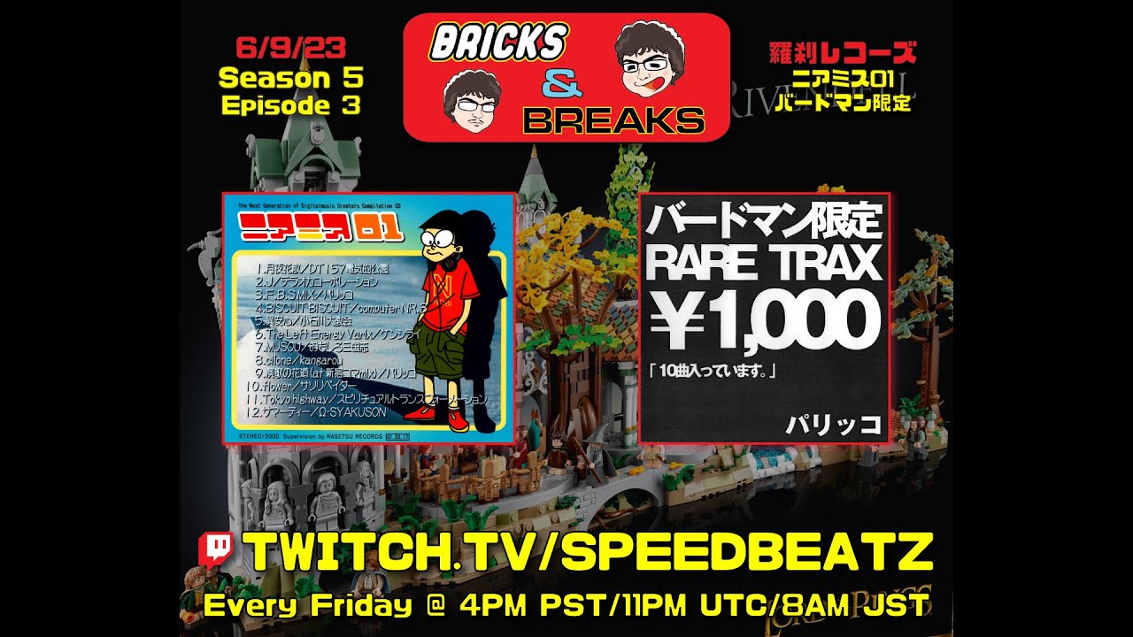 Bricks & Breaks Season 5 Episode 3: Nerdcore Techno from パリッコ's label Rasetsu Records (羅刹レコーズ)