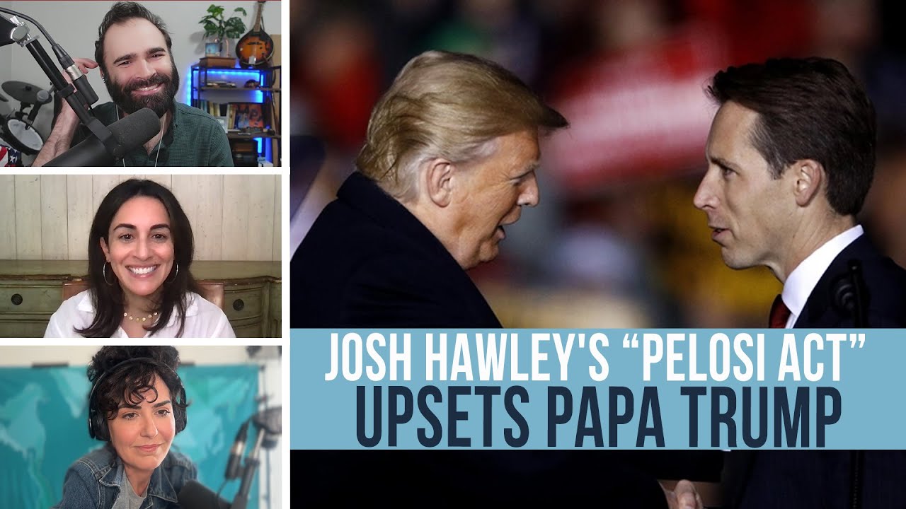 Josh Hawley's PELOSI Act Backfires On Him, Draws Trump's Ire - EVEN MORE NEWS