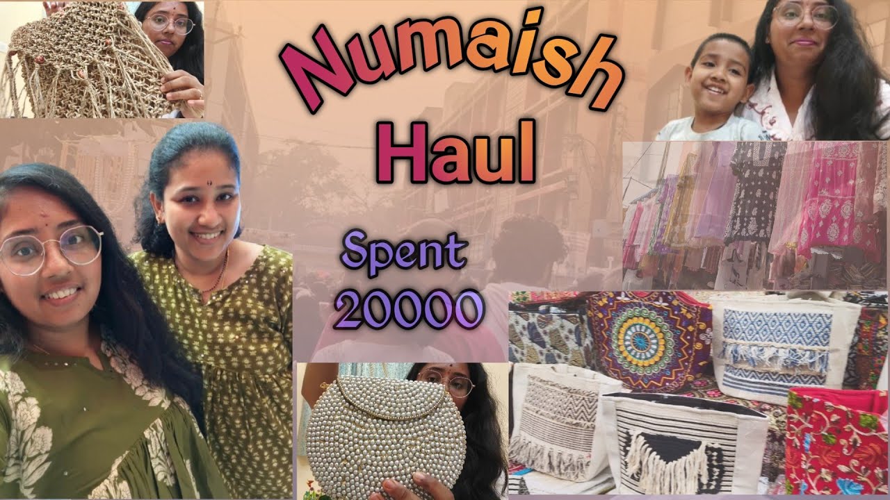 Numaish exhibition shopping Haul | Spent 20000+ | Nampally Numaish 2026 