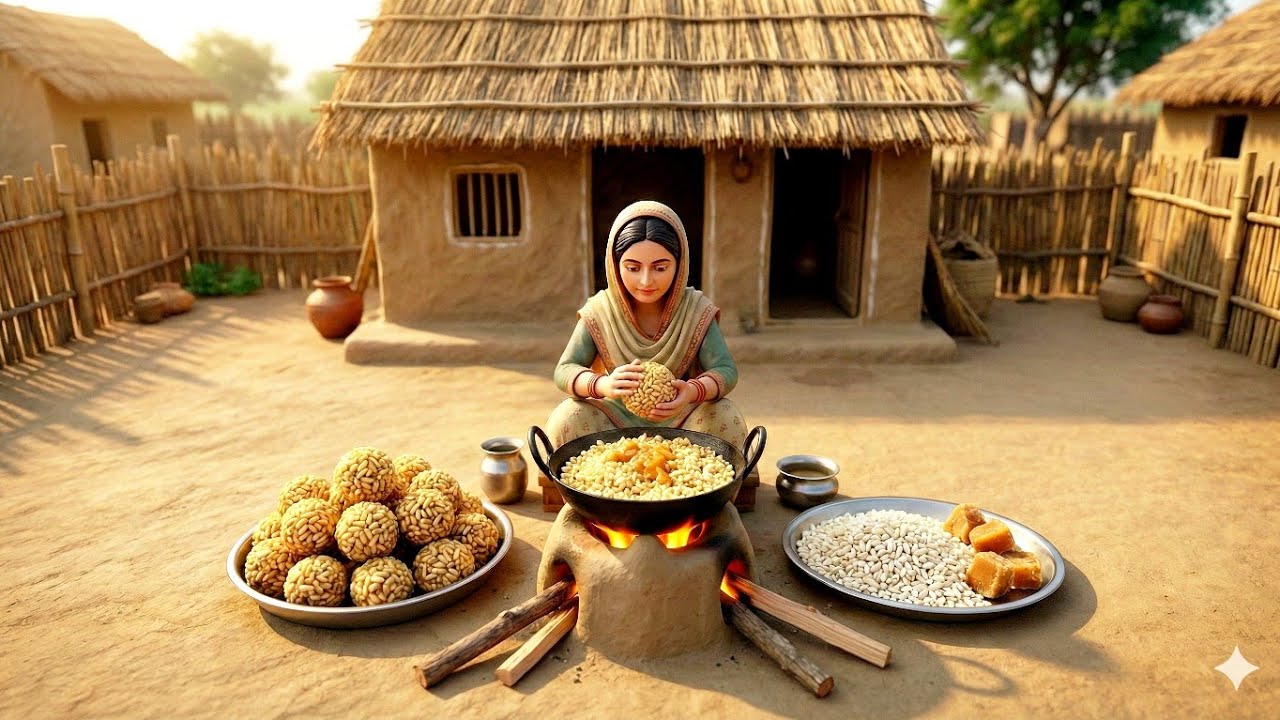 Miniature Doll Murmure Laddu Making ASMR | Miniature Cooking | 