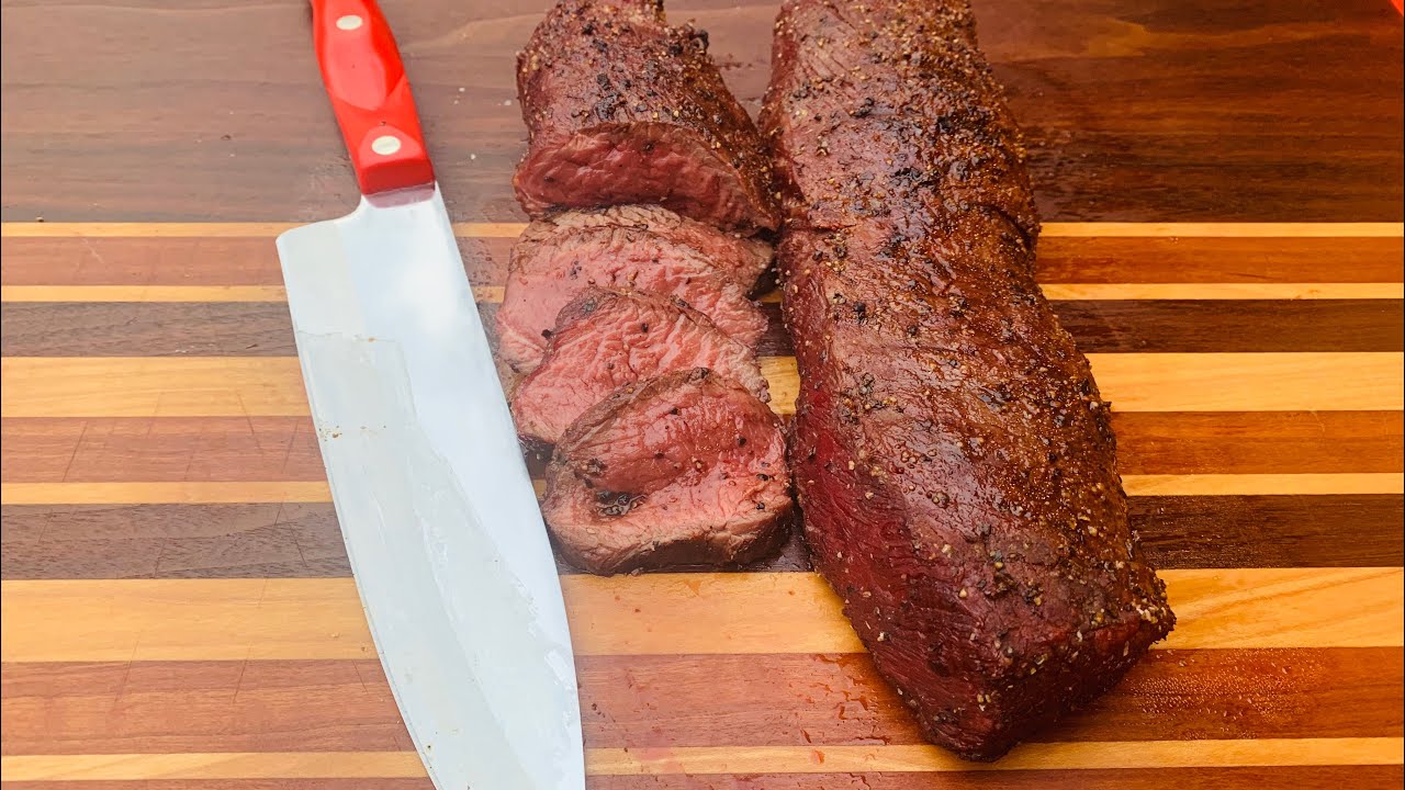 How to Grill Venison / Grilled Deer Tenderloin  on a Charcoal Grill