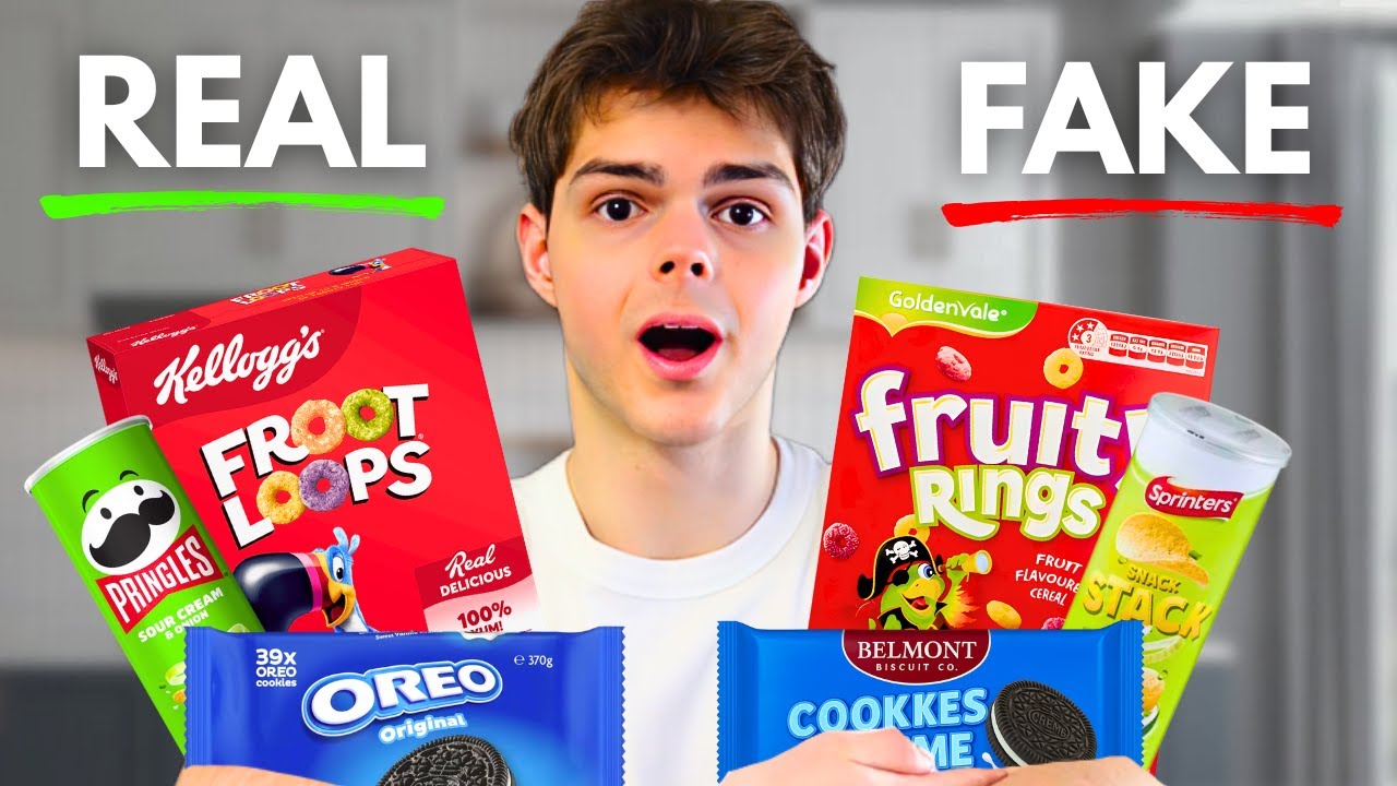 I Compared Real Snacks to Their Knock Offs!