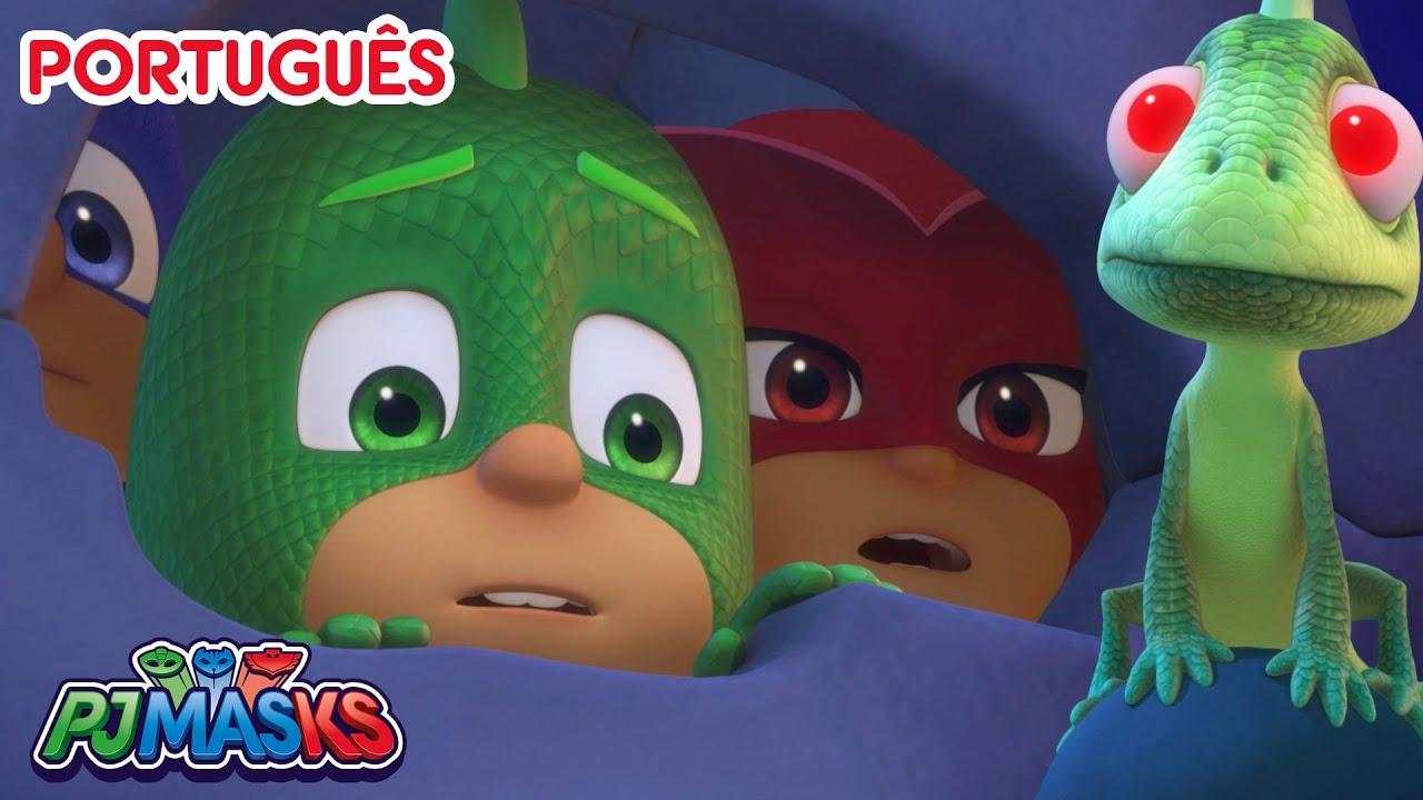A lagartixa do Lagartixo fugiu 🦎 | PJ Masks em Português episódios completos | #pjmasksemportugues