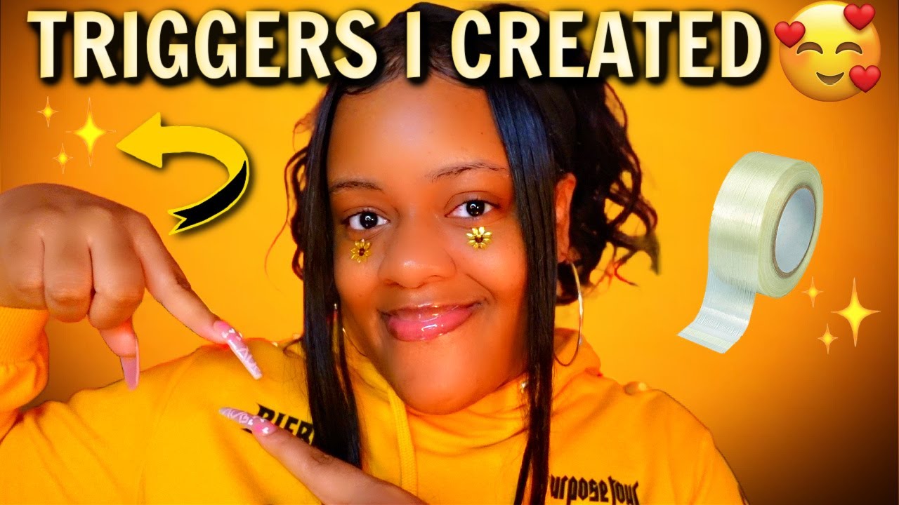 ASMR Triggers I Created That You LOVEEE 💕🫶🏽✨(Reverse, Sticky Tape, Smearing..etc ♡)