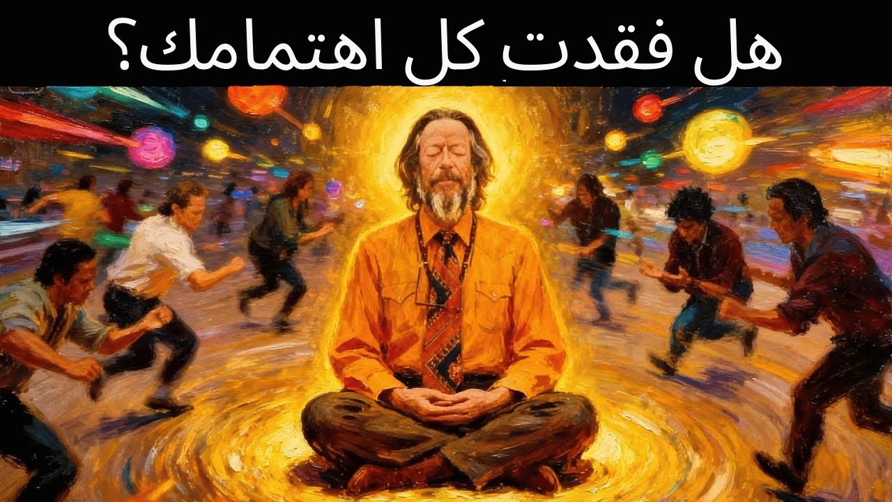 عندما لا يعود شيء يثير اهتمامك... هل هذه مشكلة حقاً؟-Alan Watt’s