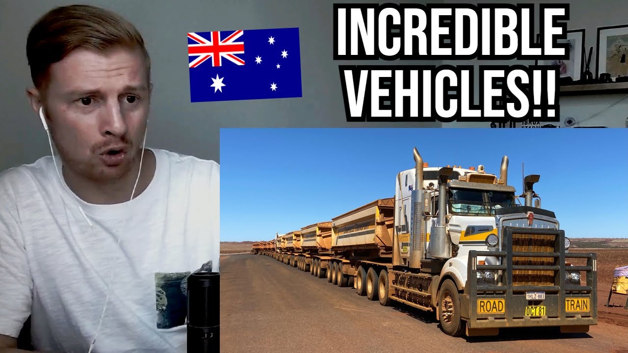 Reaction To 10 Most Amazing Road Trains in Australia