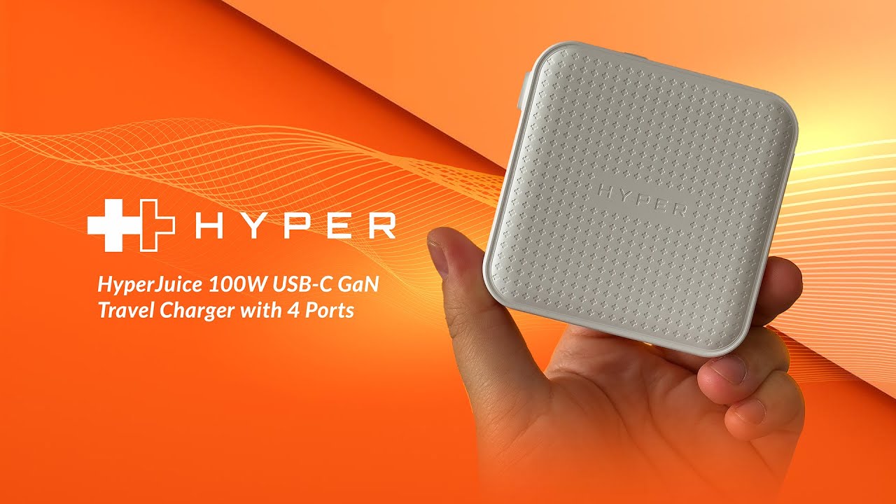 HyperJuice 100W USB-C GaN Travel Charger with 4 Ports - Full review
