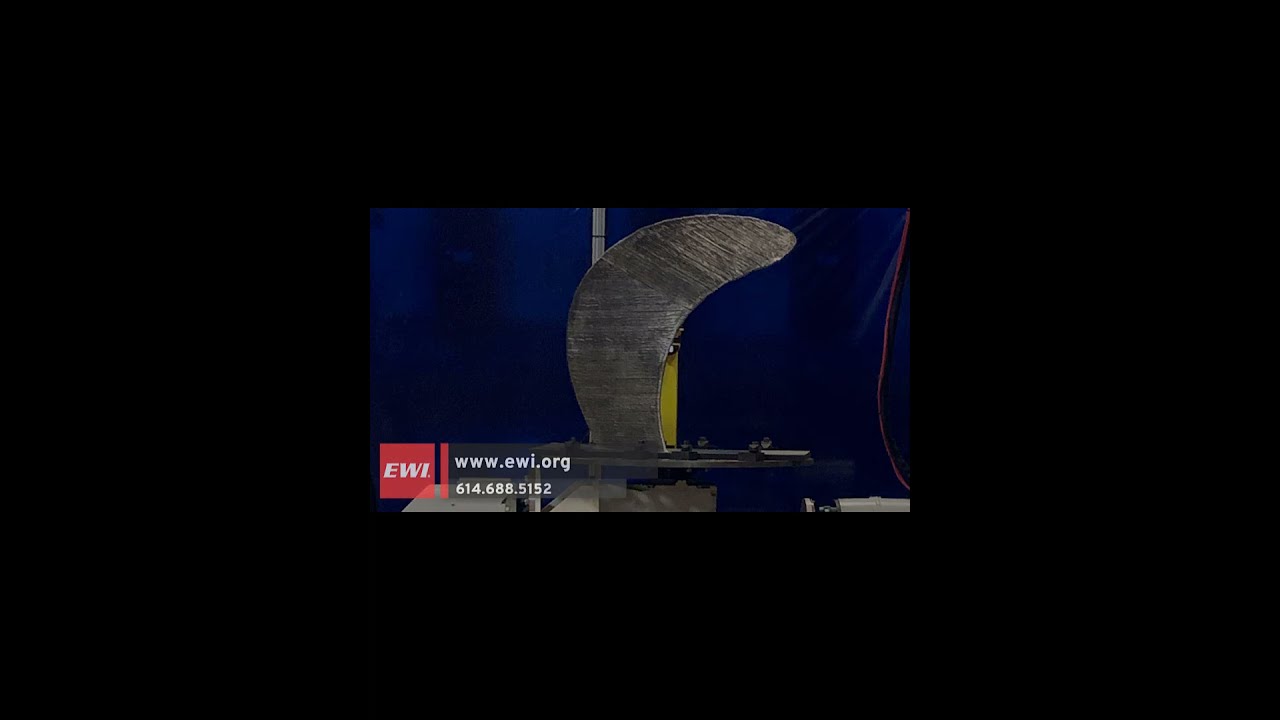 High Skew Propeller Blade Build Using Large-scale Robotic Gantry DED System