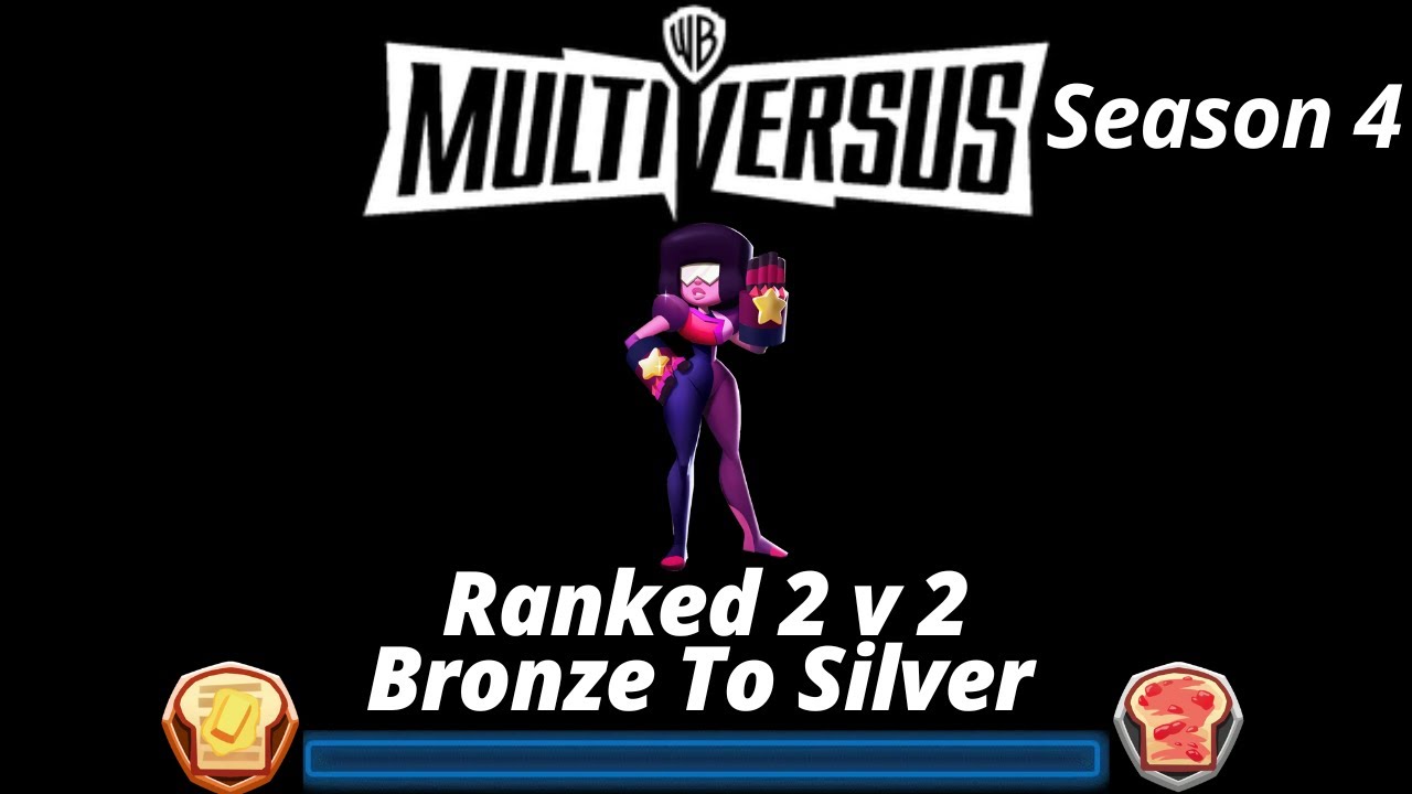 Multiversus Ranked: Bronze to Silver Progression | Garnet Gameplay | S4 2v2 No Commentary