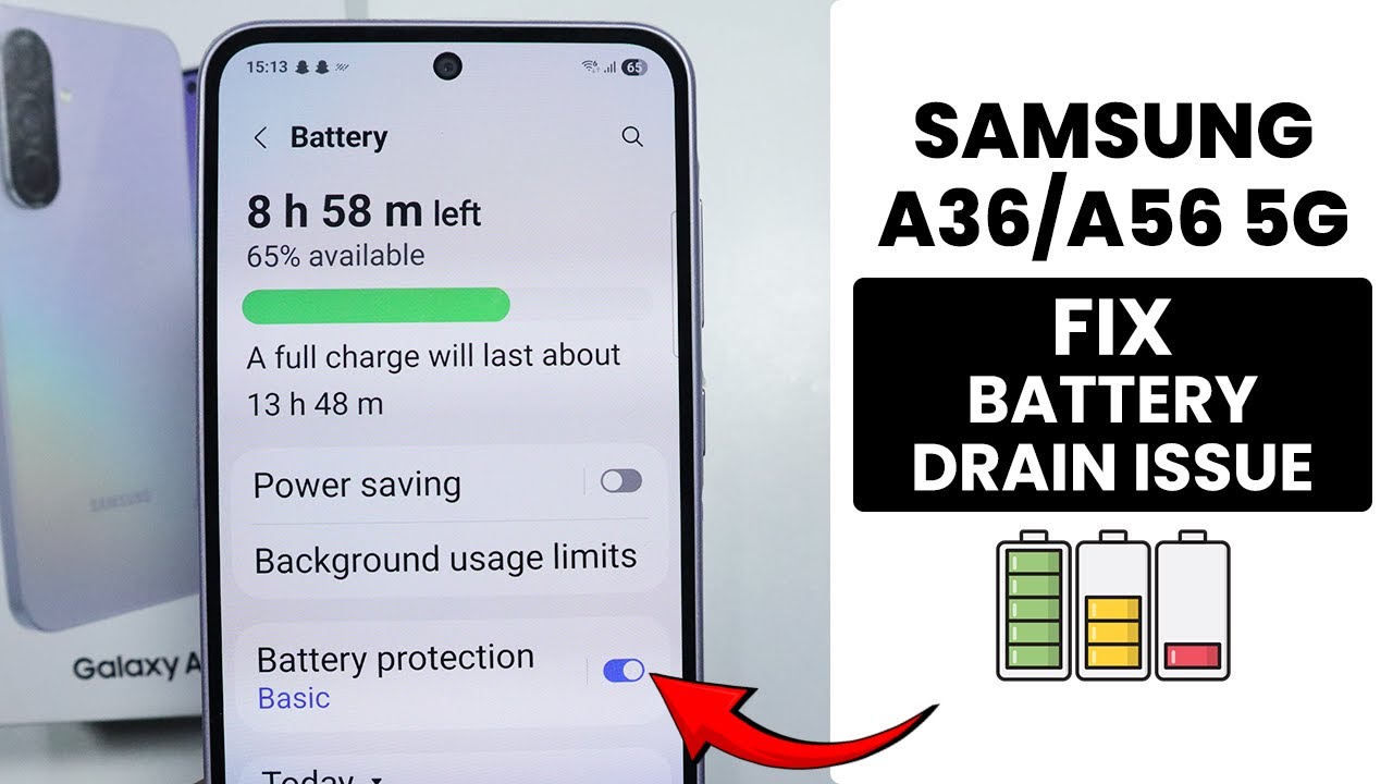 How to Fix Battery Drain Issue in Samsung A36/A56