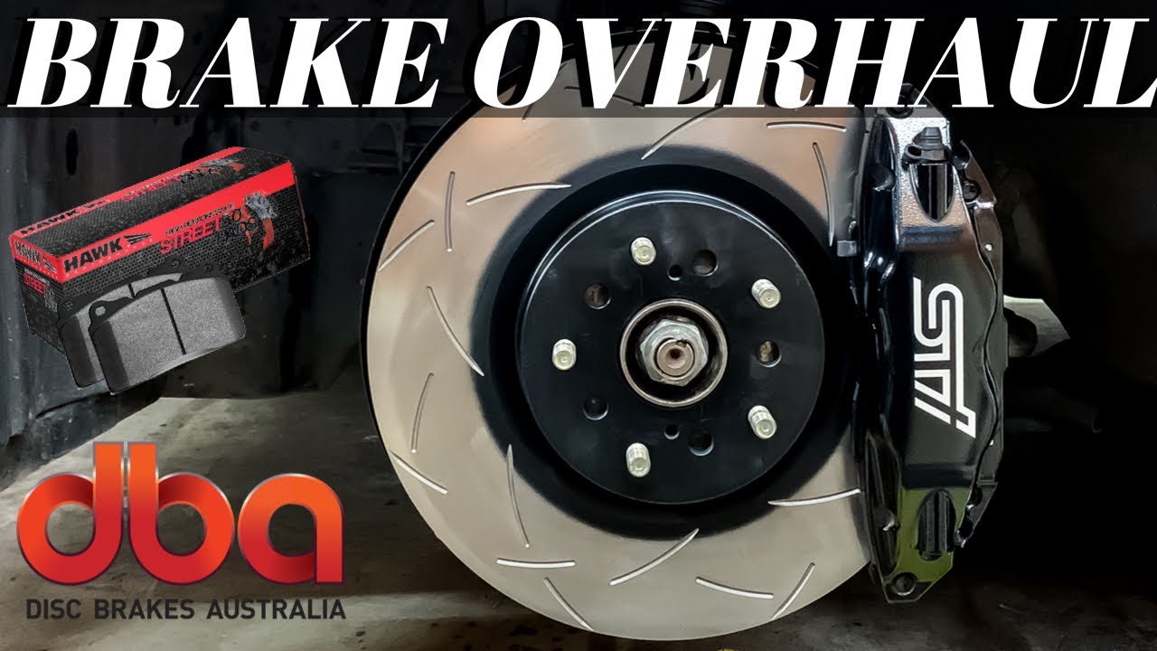 2017 Subaru STI Brake Rotor and Pad Install - DBA T3000 + Hawk 5.0