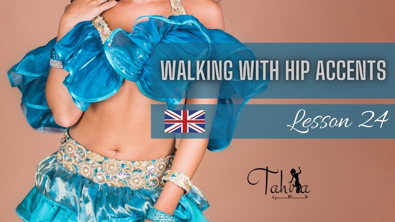 👟 How to walk with hip accents? Belly dance for beginners tutorial | BD with Tahira #24