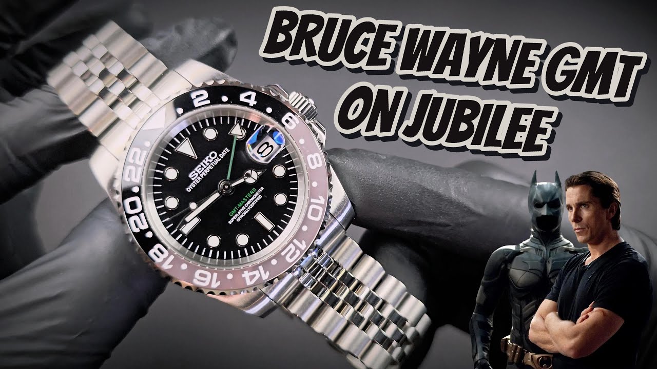 I built another Bruce Wayne GMT, but on a Jubilee this time!