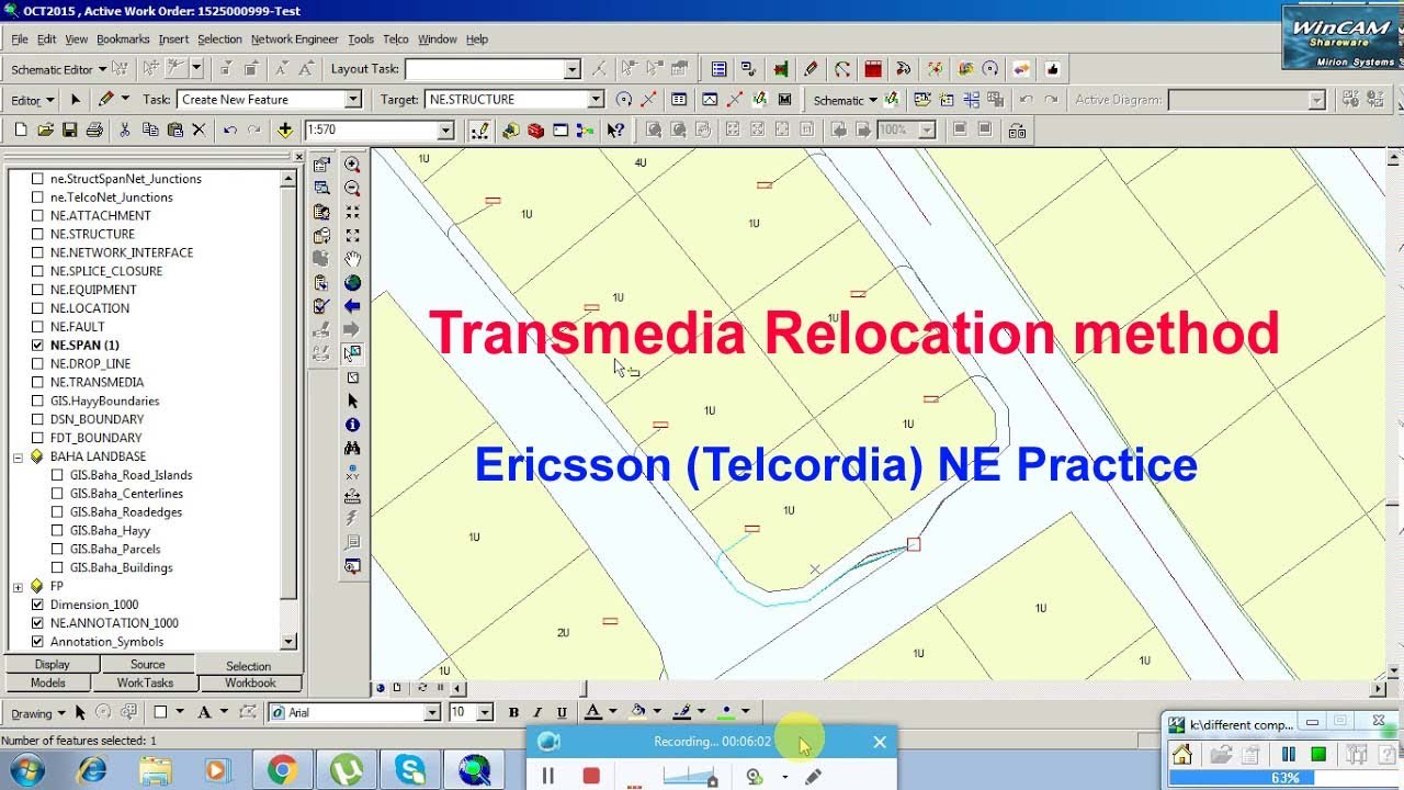 Ericsson (Telcordia) NE Practice I Transmedia Relocation method
