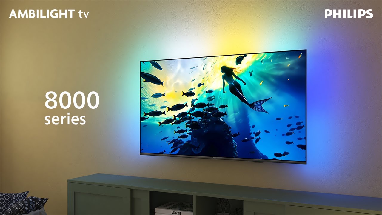 Philips Ambilight TV introduces new 2025 model 8000 series