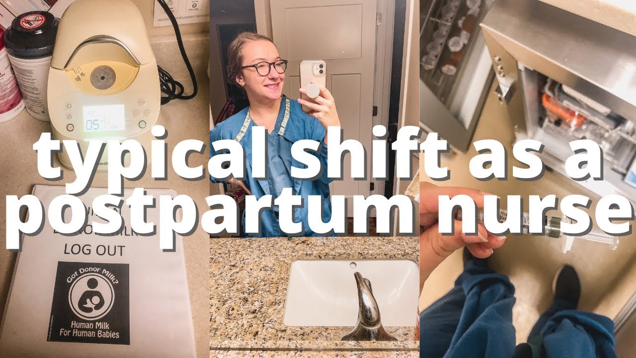 typical shift as a postpartum/mother-baby nurse | day shift edition