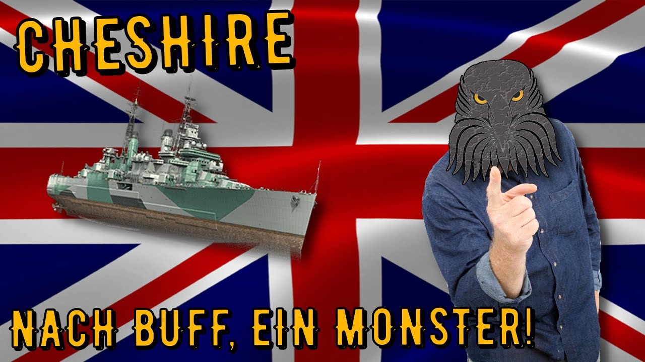 World of Warships Legends - CHESHIRE - Tier 6 - nach BUFF, ein MONSTER! [deutsch/ gameplay]