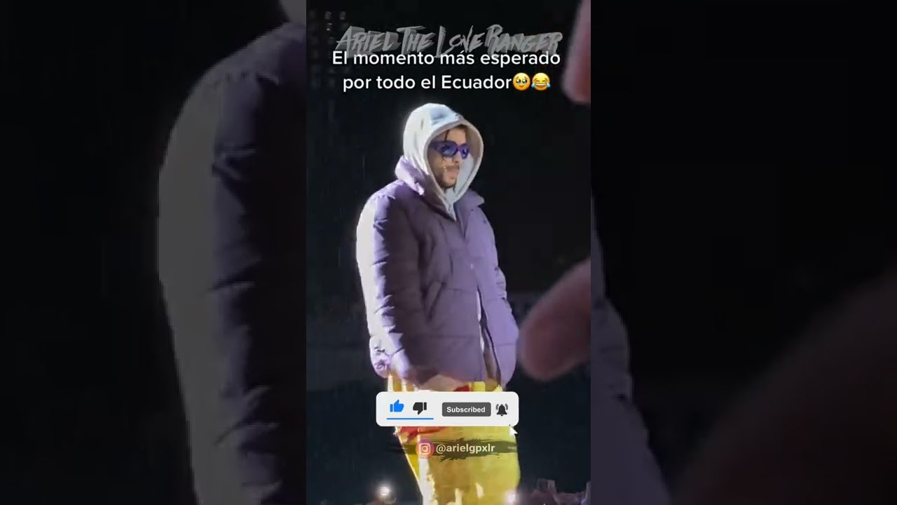Reacción De Bad Bunny A El Huevo 🥚 En Callaita - Quitó Ecuador 🇪🇨 Un Verano Sin Ti | A. Lone Ranger