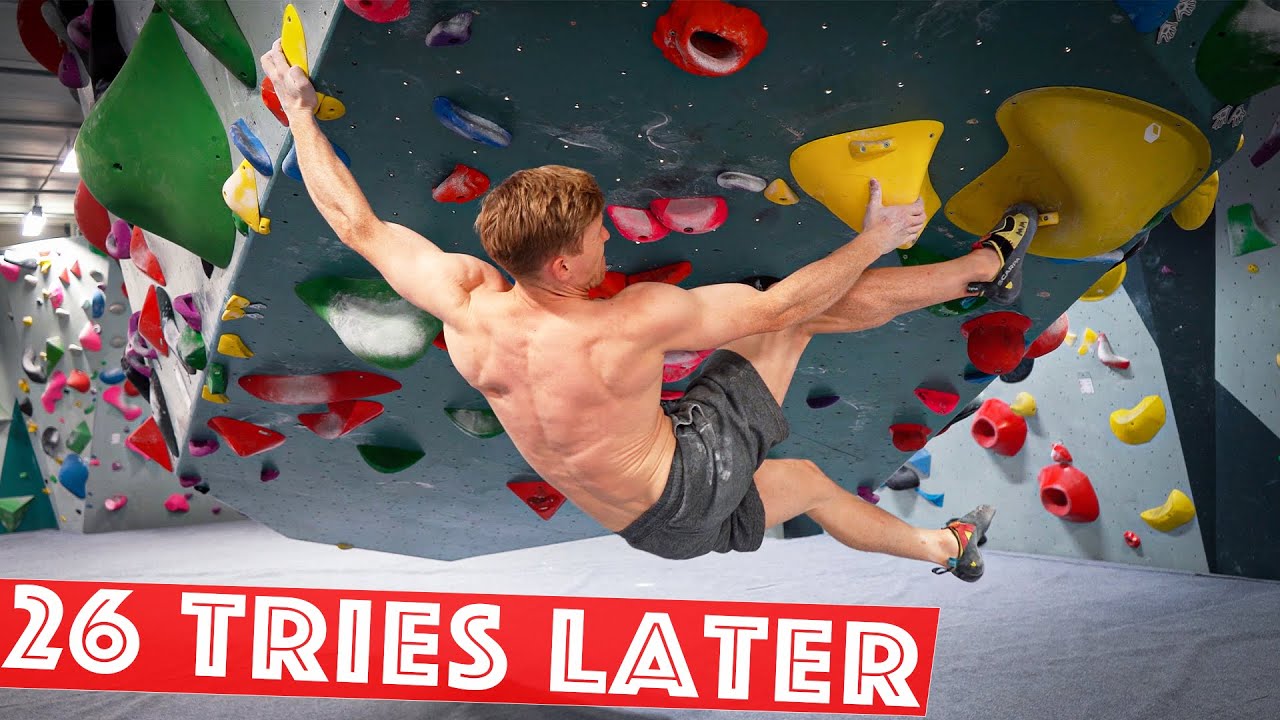 it took me 2 weeks to climb this boulder!