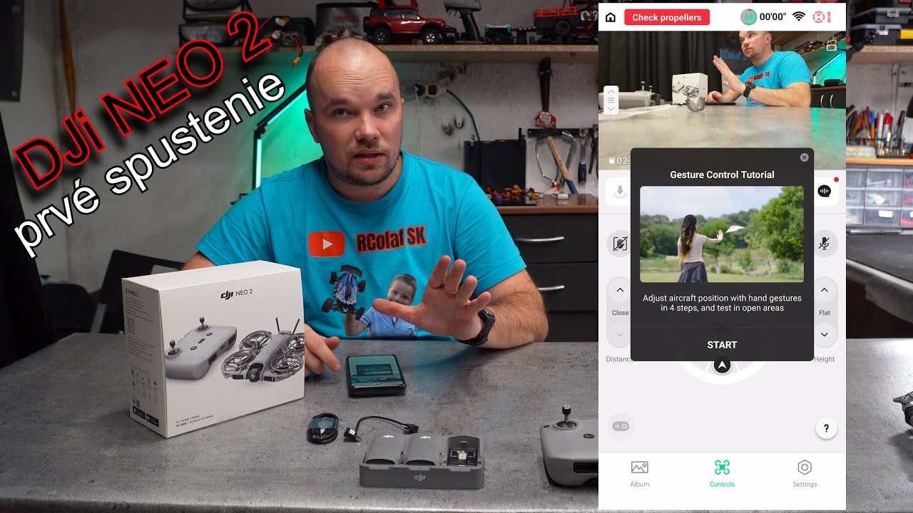 Prvé spustenie / Aktivacia | DJI NEO 2