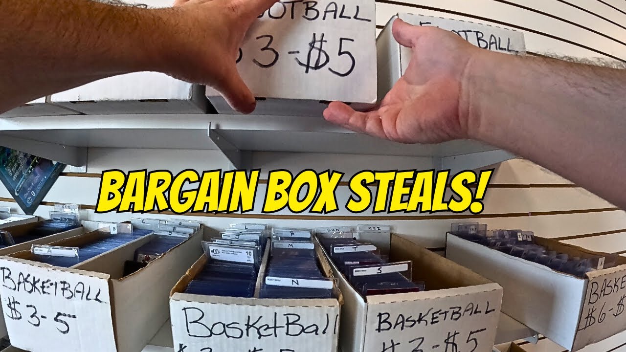 RAIDING THE BARGAIN BOXES AT OVERTIME CARDS IN UTAH!