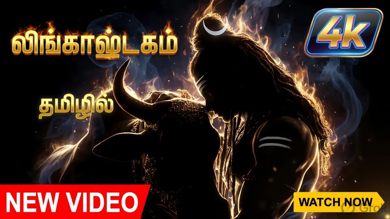 லிங்காஷ்டகம் பாடல் வரிகள் மற்றும் வீடியோ தமிழில்/சிவ மந்திரம்/சிவ பதிகம்/திருவாசகம் 