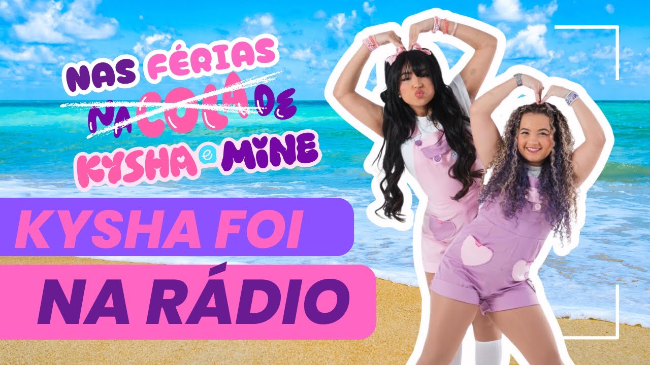 KYSHA APRESENTOU UM PROGRAMA NA RÁDIO | Na Cola de Kysha e Mine